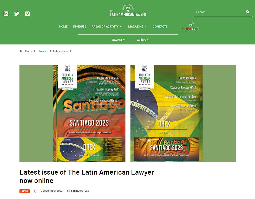 Latest issue of The Latin American Lawyer now online